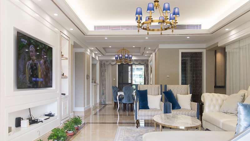 萬澤云頂簡(jiǎn)歐風(fēng)格裝修實(shí)景圖