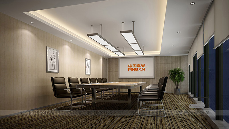 中國(guó)平安辦公室現(xiàn)代風(fēng)格