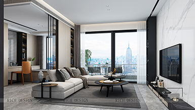 前城濱?；▓@現(xiàn)代簡約190平裝修效果圖