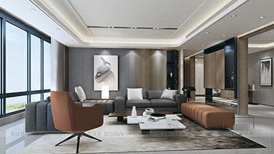 南山曦灣天馥現(xiàn)代風格300平裝修設計效果圖