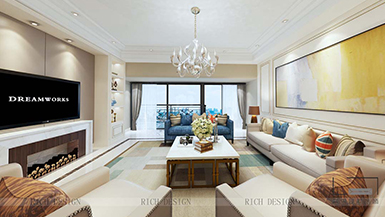 南山香山美墅現(xiàn)代風(fēng)格200平裝修設(shè)計(jì)效果圖