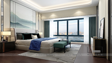 華聯(lián)城市全景花園新中式風(fēng)格220平設(shè)計(jì)