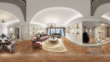 曦灣天馥歐式風格209平設計圖