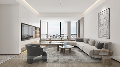 瓏禧雅苑現(xiàn)代北歐風152平設計效果圖