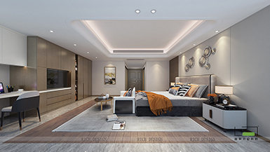 美的廣場現(xiàn)代風格300平設計圖