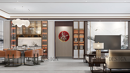 陽光粵海意式輕奢196平家裝設計